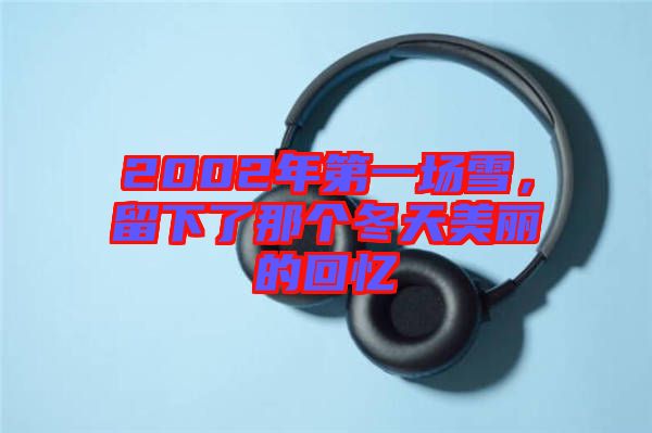 2002年第一場雪，留下了那個冬天美麗的回憶
