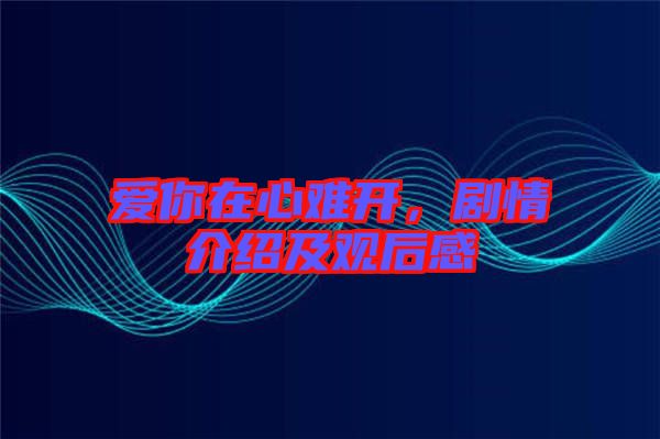 愛你在心難開，劇情介紹及觀后感