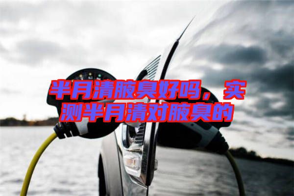 半月清腋臭好嗎，實測半月清對腋臭的
