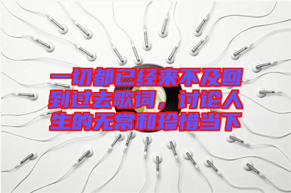 一切都已經(jīng)來不及回到過去歌詞，討論人生的無常和珍惜當(dāng)下