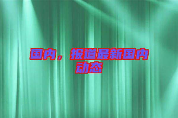 國內(nèi)，報道最新國內(nèi)動態(tài)