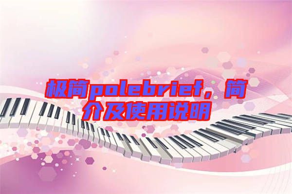 極簡polebrief，簡介及使用說明