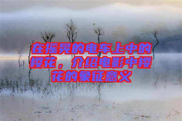 在搖晃的電車上中的櫻花，介紹電影中櫻花的象征意義
