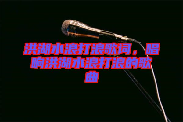 洪湖水浪打浪歌詞，唱響洪湖水浪打浪的歌曲
